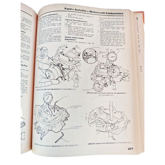 1979 Chilton's Auto Repair Manual covers 1972-1979 American AMC Chrysler Ford GM - Picture 10 of 12